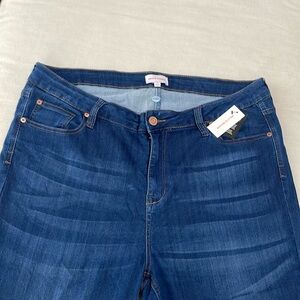 Molly & Isadora plus size skinny jeans.